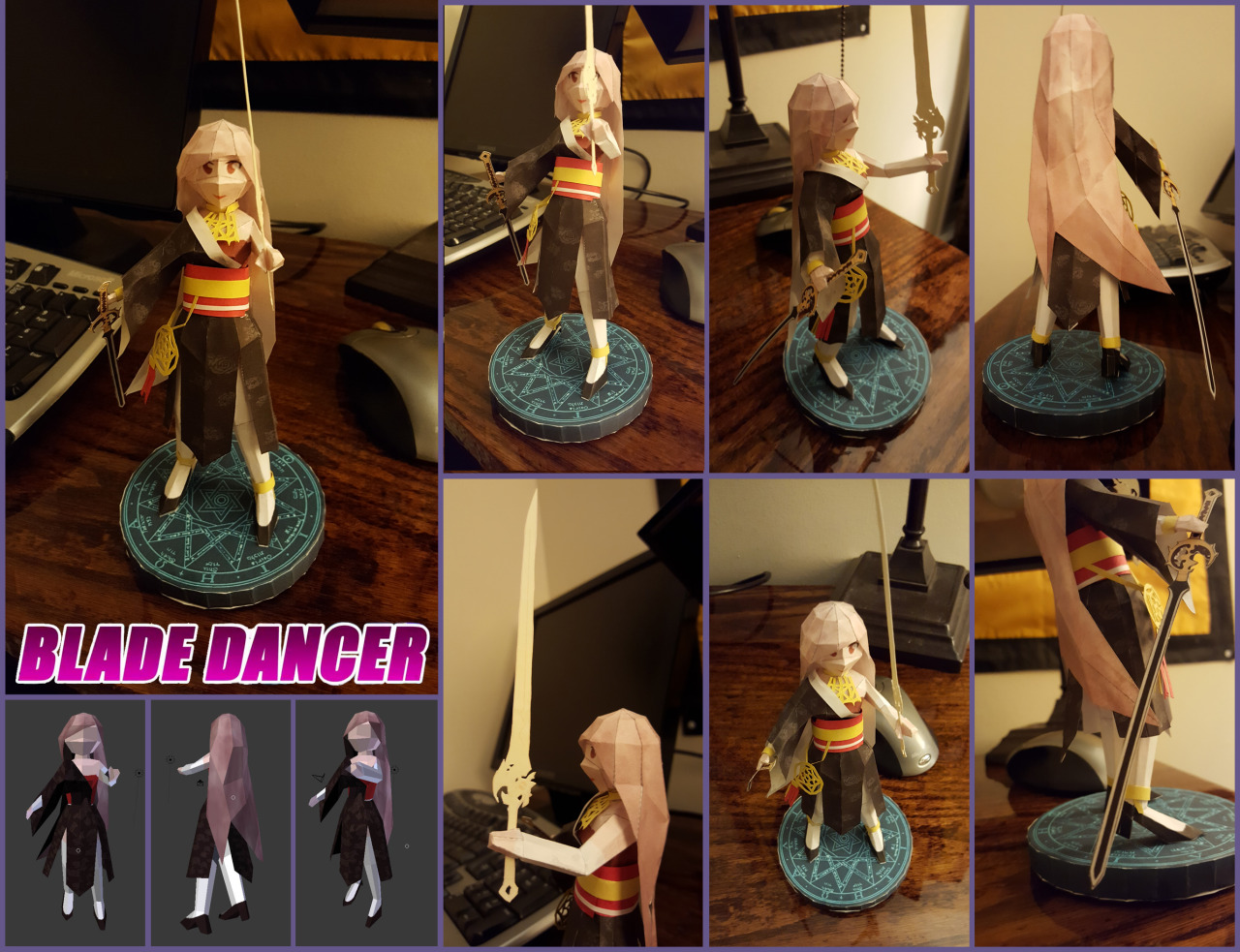 Picture of an original papercraft project