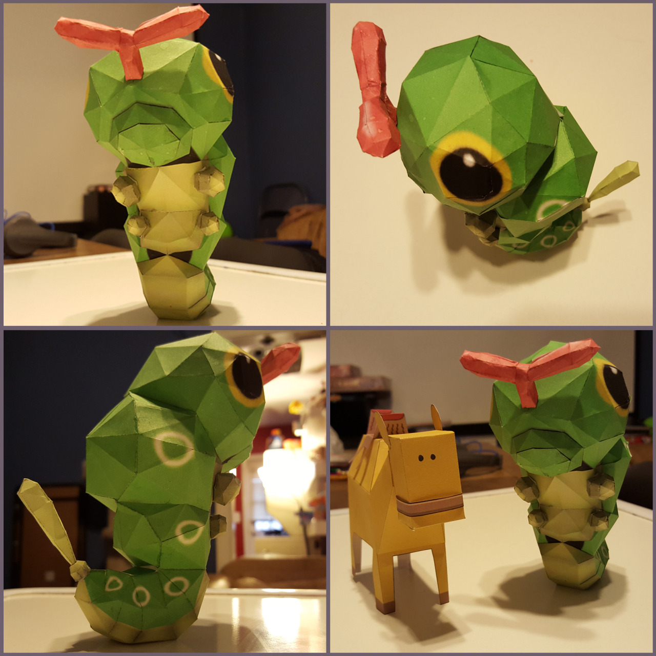 Picture of papercraft Caterpie